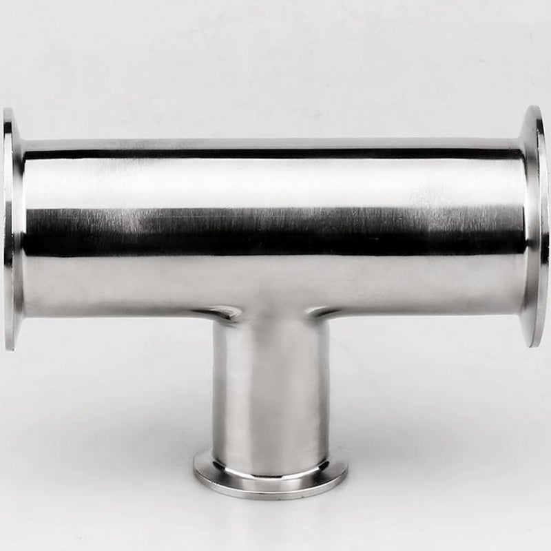DEKADONS KF-50 to KF-25 3 Way Tee Reducer Vacuum Fittings, ISO-KF Flange Size NW-50 to NW-25 Outlet Quick-Install Reducing Fitting, Stainless Steel (KF-50 to KF-25) - Image 2